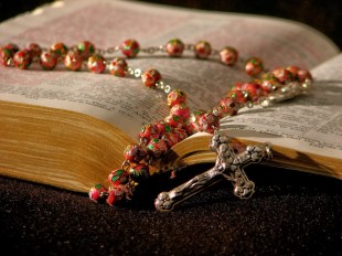 Rosary and Bible